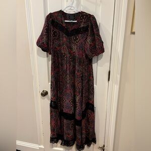 Johnny Was dress with lace